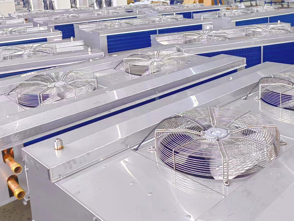 Boîtier en acier inoxydable à décharge double face et refroidisseur d'air en feuille d'aluminium hydrophile