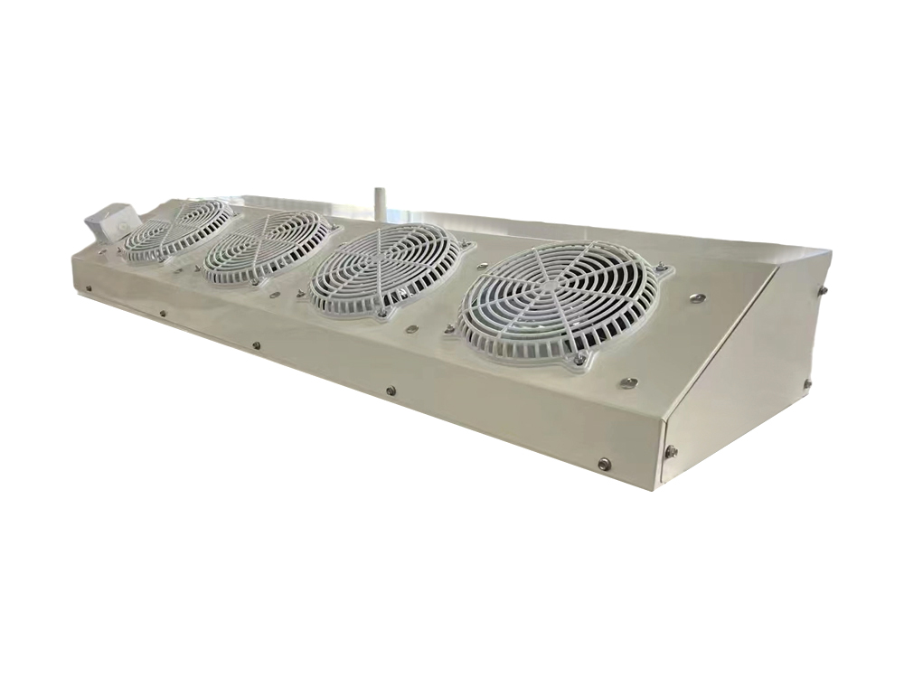 Refroidisseur d'air modèle DE avec couvercle en maille plastique pour vitrines et armoires à fleurs