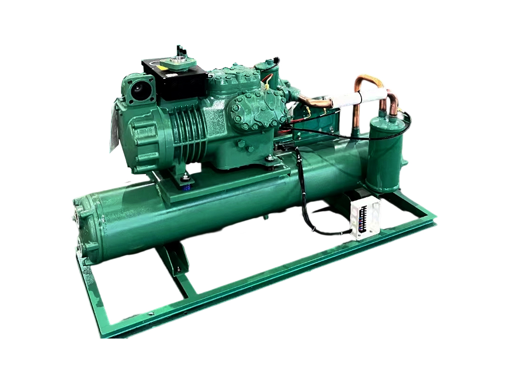 Unité de refroidissement par eau à piston semi-hermétique